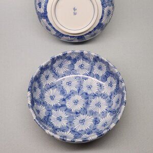 Set of 2 Japanese Blue and White Bowls